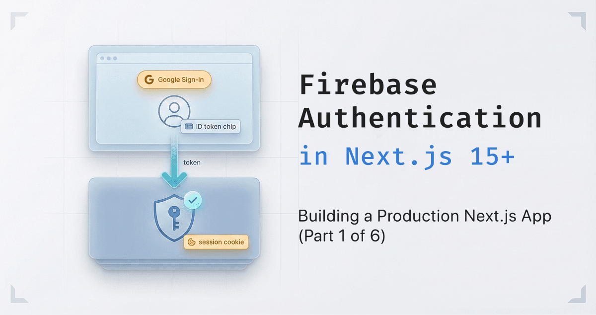 Firebase Authentication in Next.js 15+