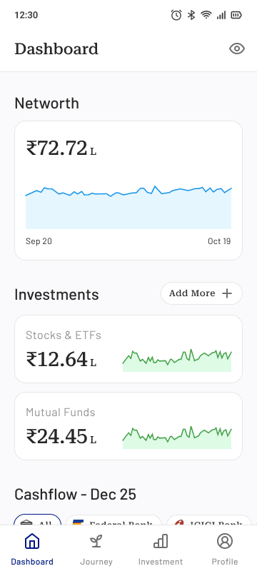 Qwark portfolio dashboard