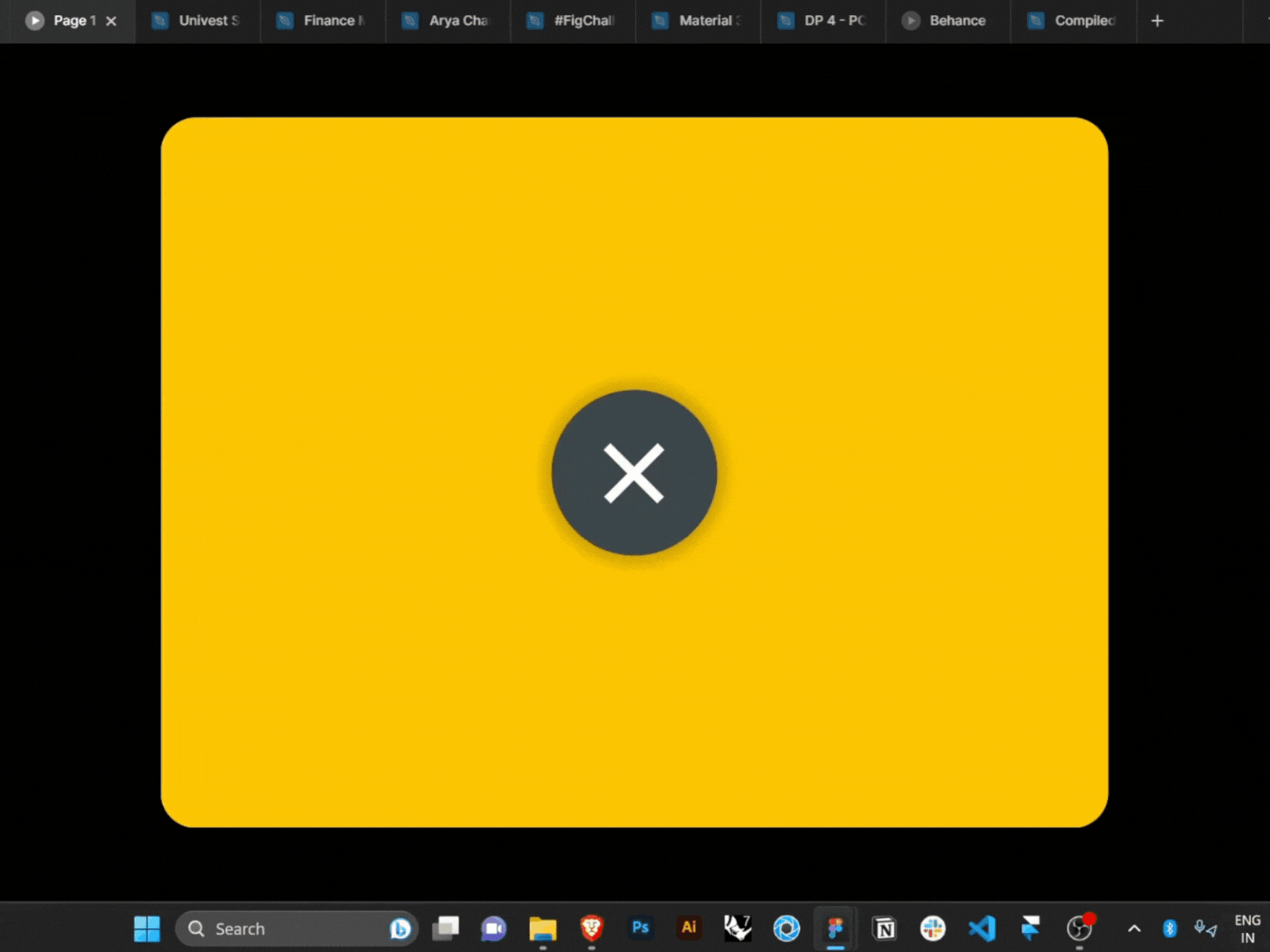 Toggle switch morphing into checkmark for confirmation