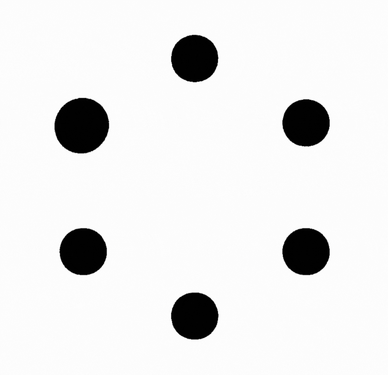 Liquid blob loader with merging effect